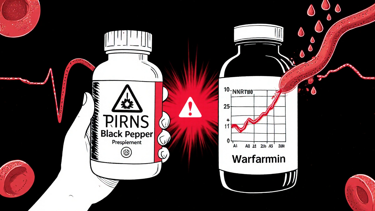 Turmeric and Black Pepper with Blood Thinners: What You Need to Know for Safety