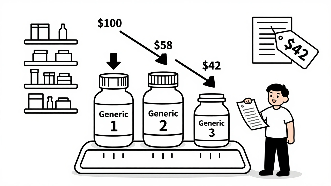 How Second and Third Generic Drugs Drive Down Prescription Prices