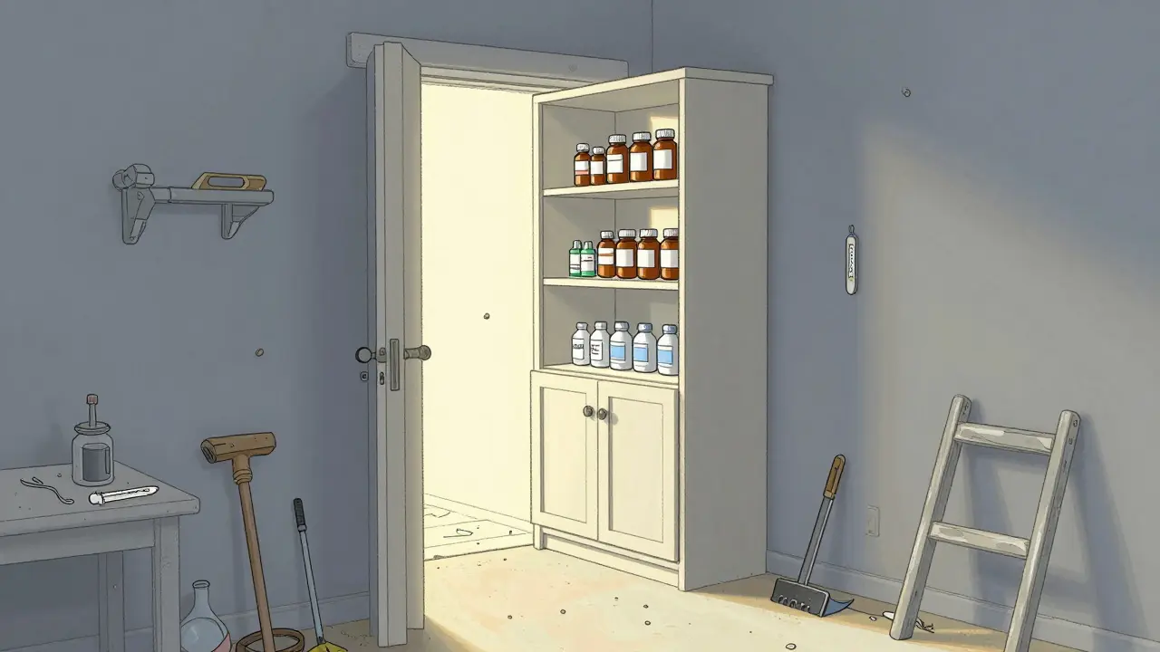 How to Secure Medications During Home Renovations or Moves