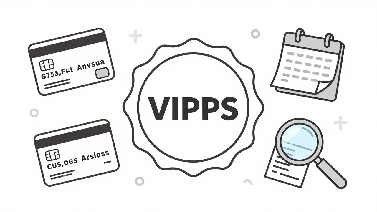 Line art showing safe online pharmacy verification